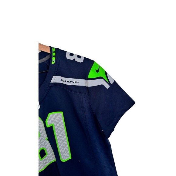 Golden Tate #81 Seahawks Nike Stitched Women’s Jersey Navy Size XL - Picture 6 of 9